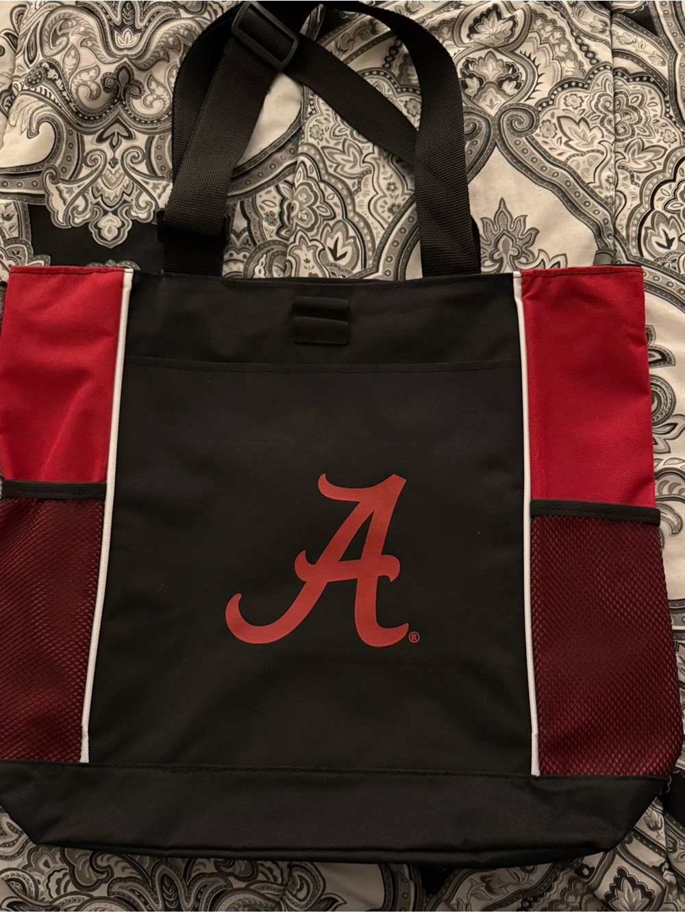 NWT Alabama Crimson Tide Broad bay Carryall Tote Red And Black